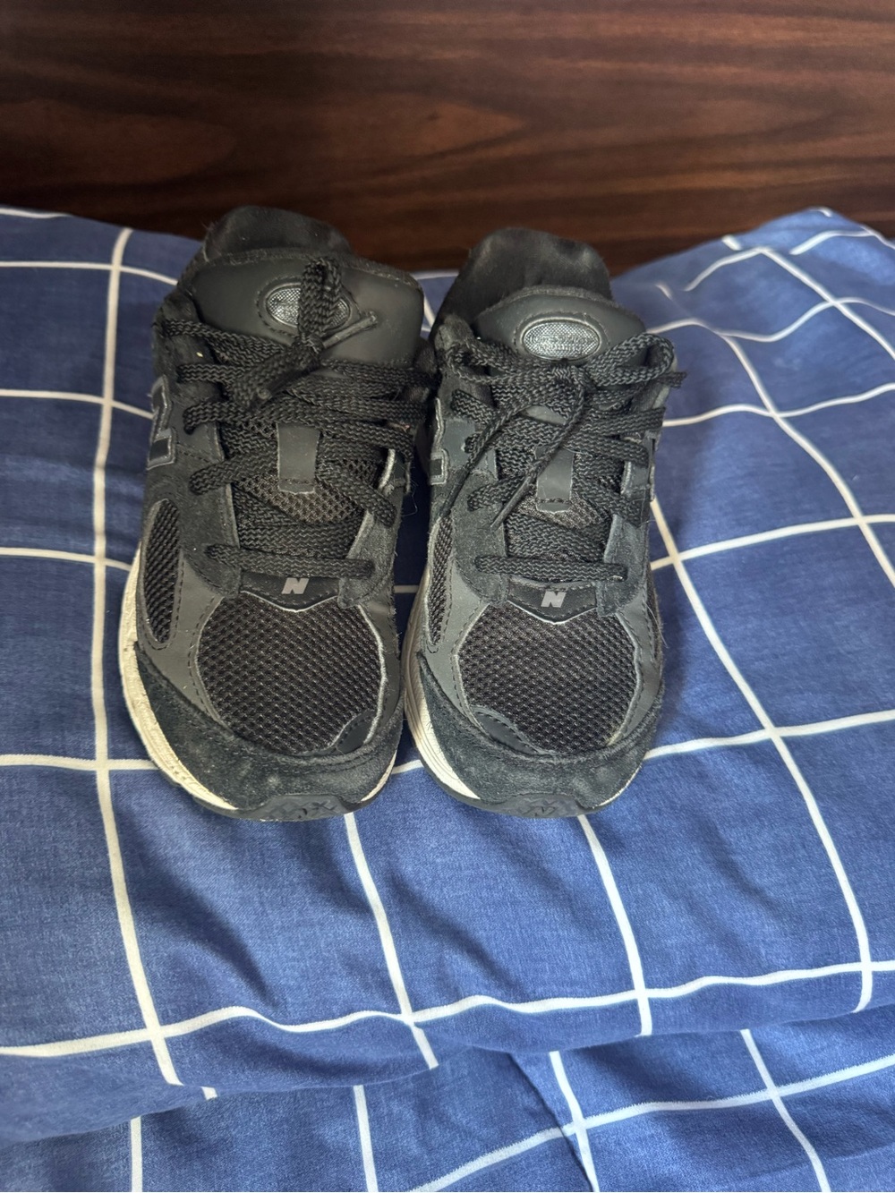 New Balance Kids Black Athletic Sneakers